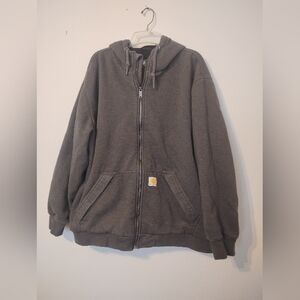 Carhartt Men's Rain Defender Zip Up Hoodie Jacket